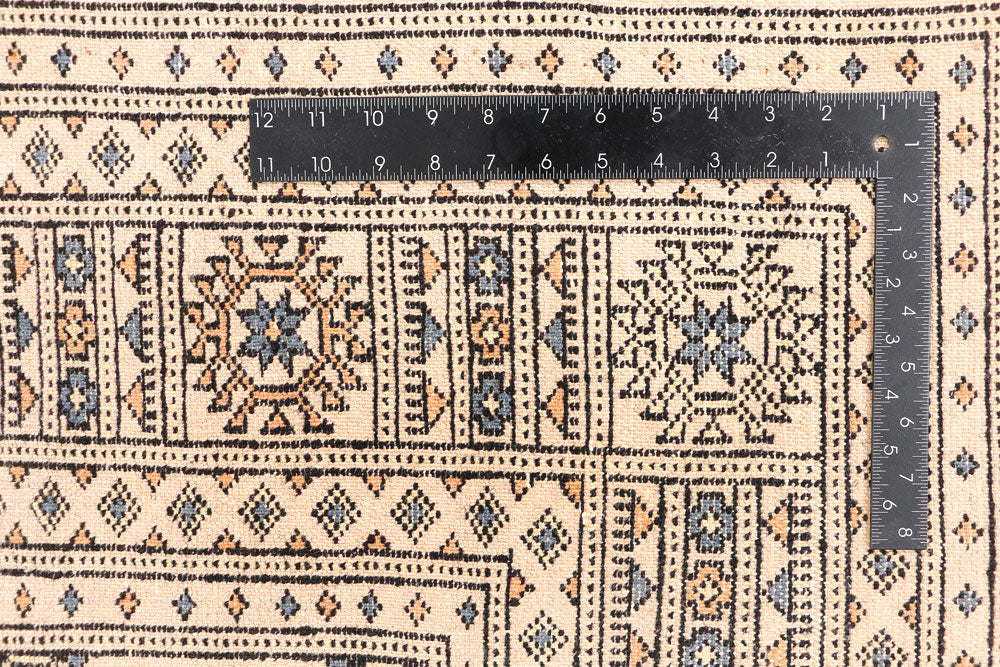 Tan Bokhara 6' 9 x 10' 8 - No. 46090 - ALRUG Rug Store
