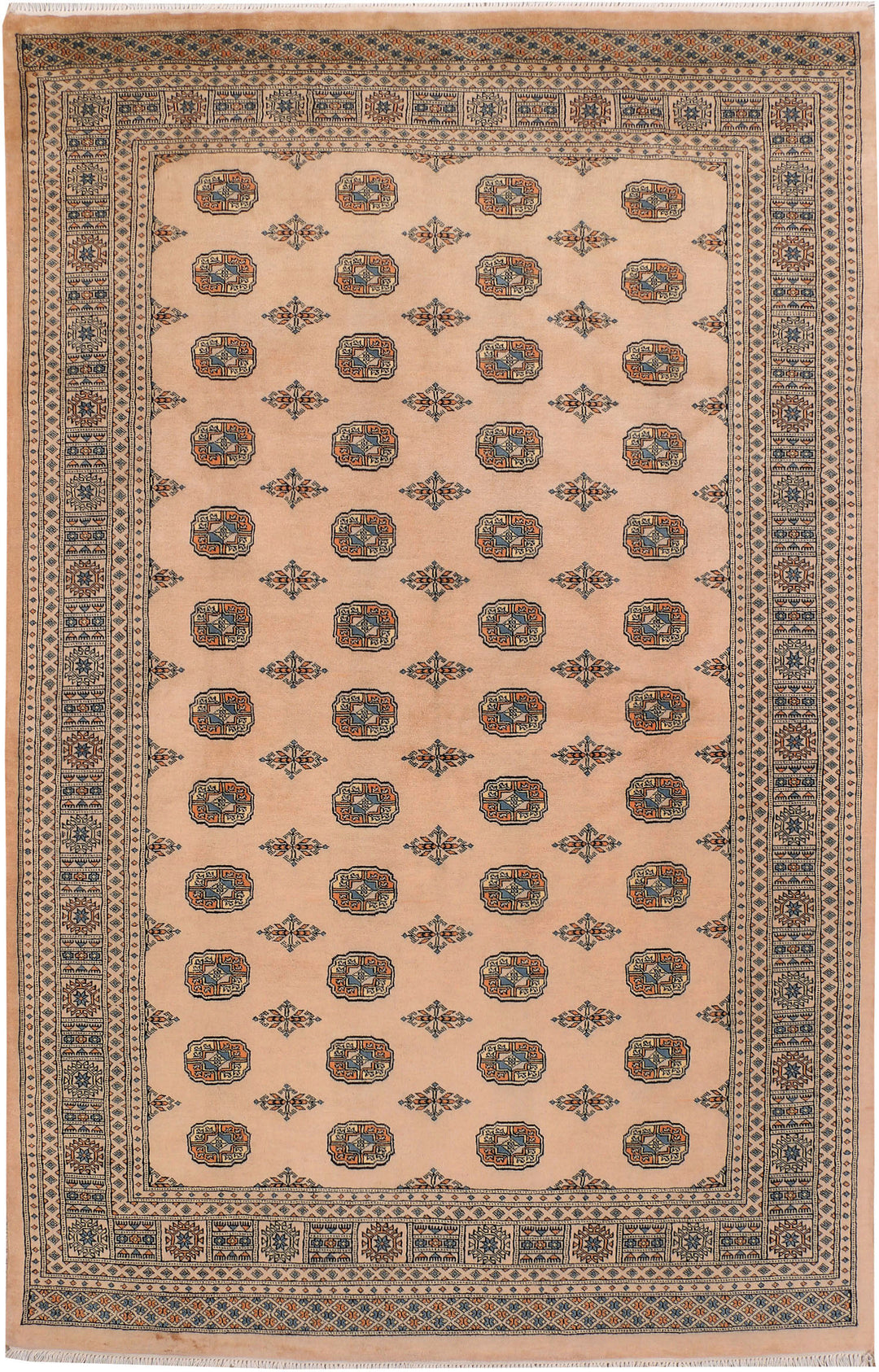 Tan Bokhara 6' 9 x 10' 8 - No. 46090 - ALRUG Rug Store