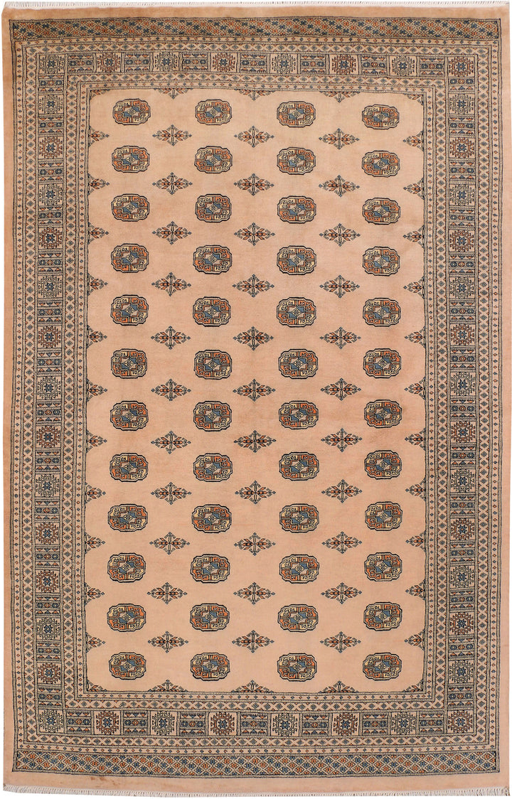 Tan Bokhara 6' 9 x 10' 8 - No. 46090 - ALRUG Rug Store