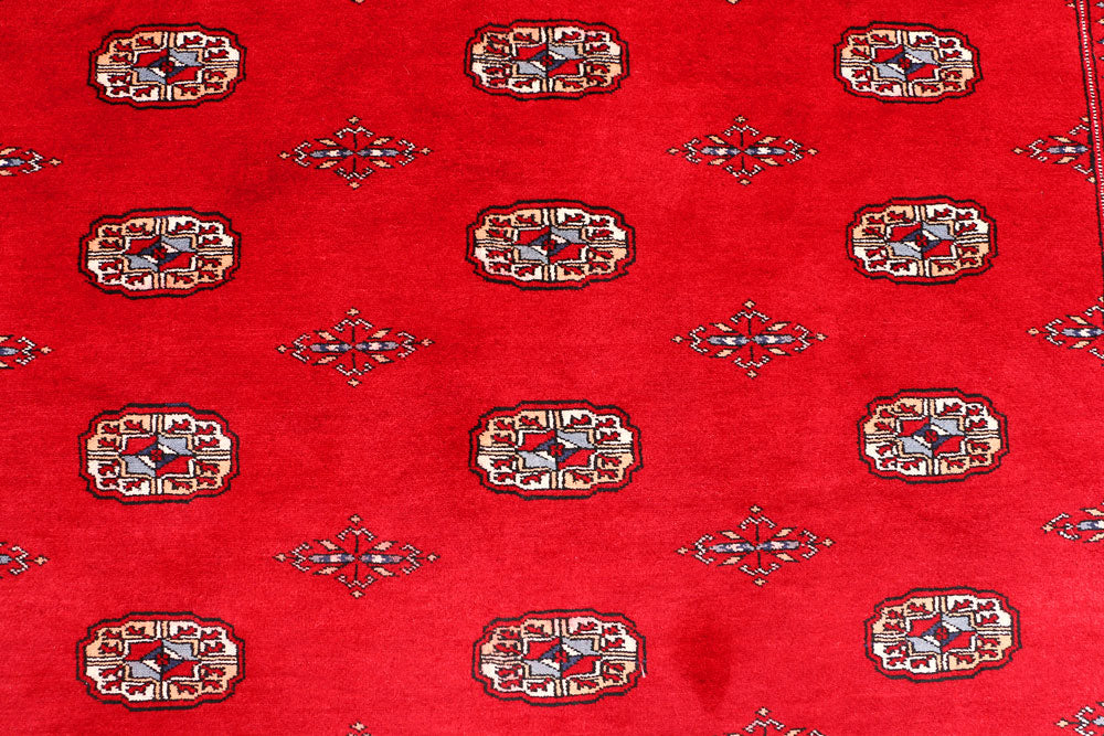 Dark Red Bokhara 6' 8 x 10' 3 - No. 46124 - ALRUG Rug Store