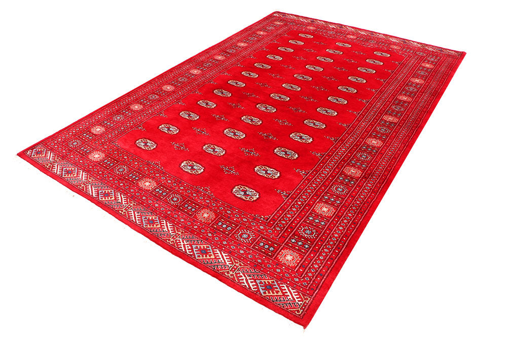 Dark Red Bokhara 6' 8 x 10' 3 - No. 46124 - ALRUG Rug Store