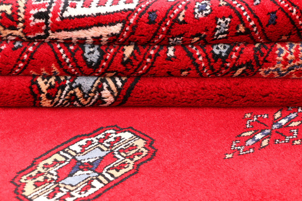 Dark Red Bokhara 6' 8 x 10' 3 - No. 46124 - ALRUG Rug Store