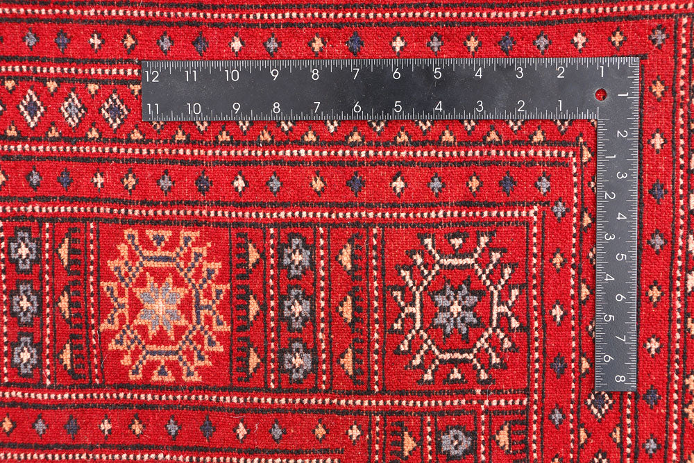 Dark Red Bokhara 6' 8 x 10' 3 - No. 46124 - ALRUG Rug Store