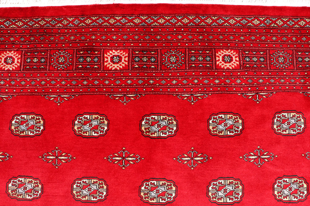 Dark Red Bokhara 6' 7 x 10' - No. 46128 - ALRUG Rug Store
