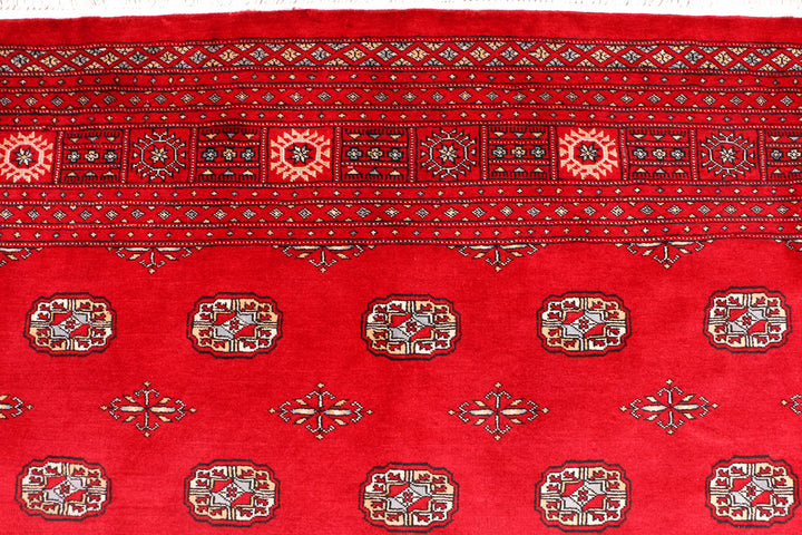 Dark Red Bokhara 6' 7 x 10' - No. 46128 - ALRUG Rug Store