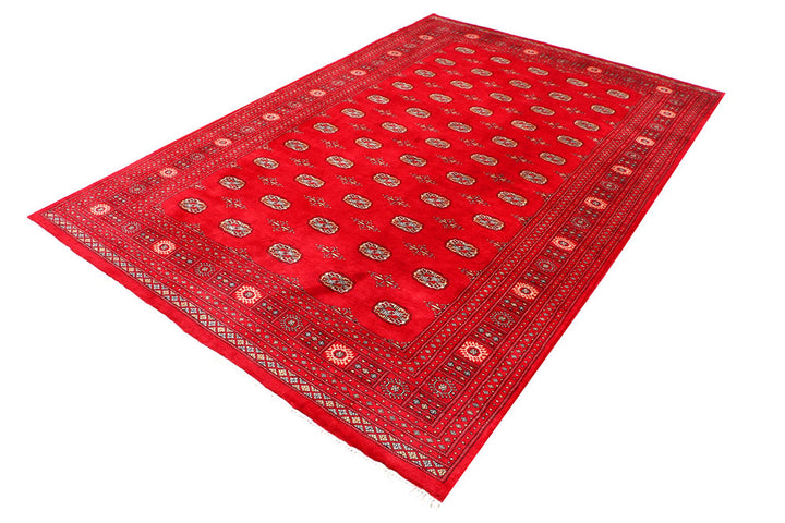 Dark Red Bokhara 6' 7 x 10' - No. 46128 - ALRUG Rug Store