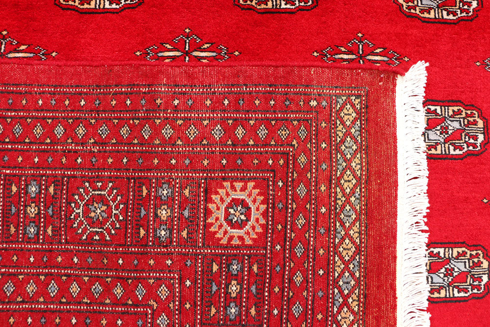 Dark Red Bokhara 6' 7 x 10' - No. 46128 - ALRUG Rug Store