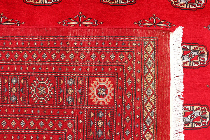 Dark Red Bokhara 6' 7 x 10' - No. 46128 - ALRUG Rug Store