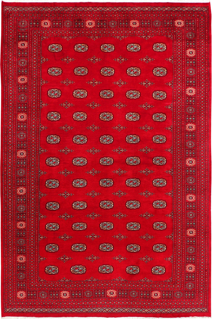 Dark Red Bokhara 6' 7 x 10' - No. 46128 - ALRUG Rug Store