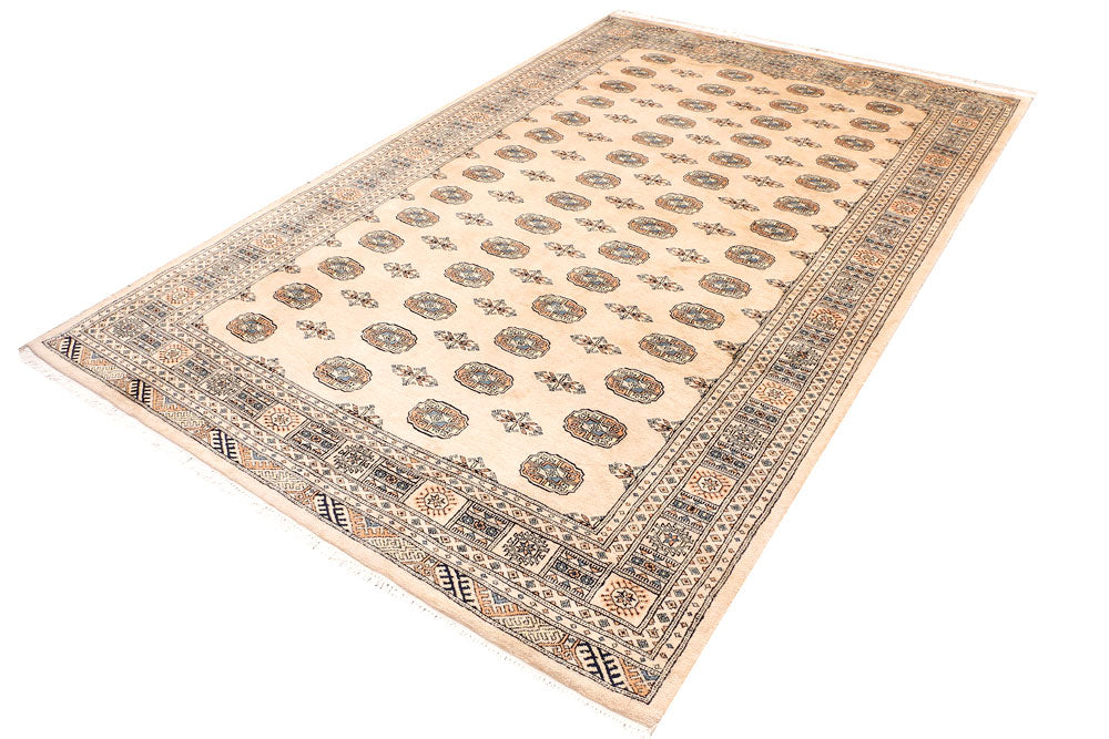 Tan Bokhara 6' 7 x 10' 4 - No. 46132 - ALRUG Rug Store