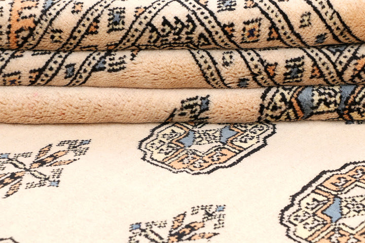 Tan Bokhara 6' 7 x 10' 4 - No. 46132 - ALRUG Rug Store