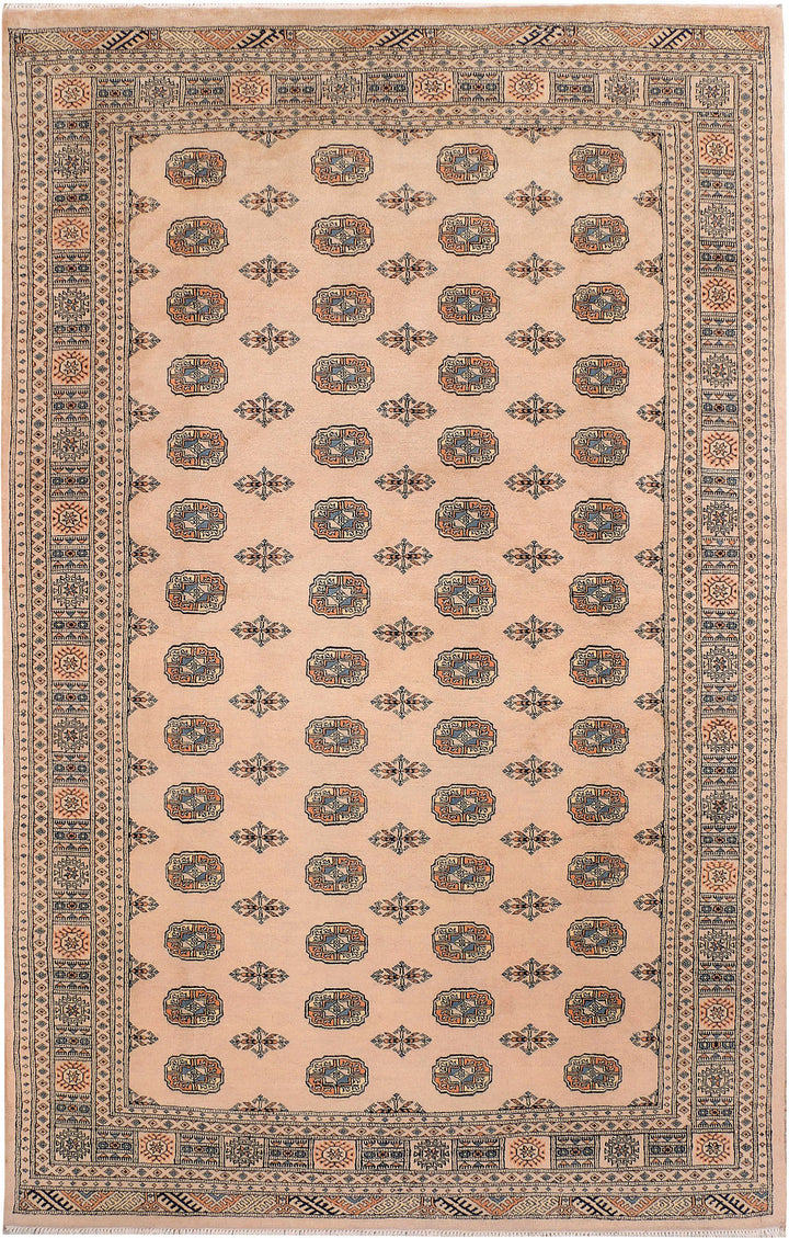 Tan Bokhara 6' 7 x 10' 4 - No. 46132 - ALRUG Rug Store