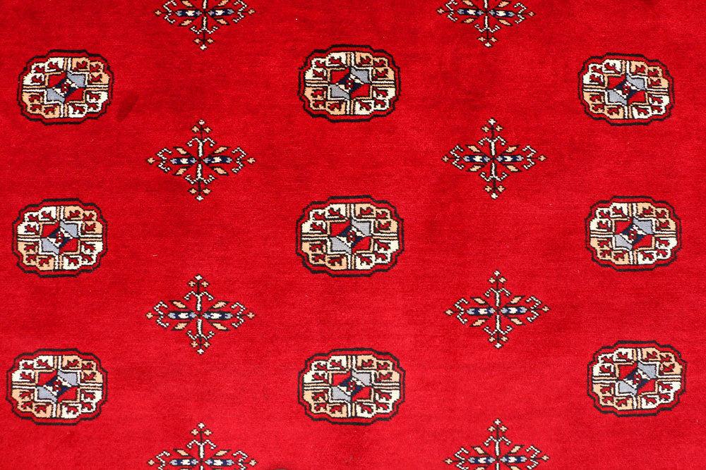 Dark Red Bokhara 6' 8 x 10' 7 - No. 46135 - ALRUG Rug Store