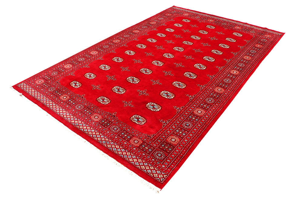 Dark Red Bokhara 6' 8 x 10' 7 - No. 46135 - ALRUG Rug Store