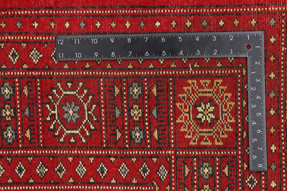 Dark Red Bokhara 6' 8 x 10' 7 - No. 46135 - ALRUG Rug Store