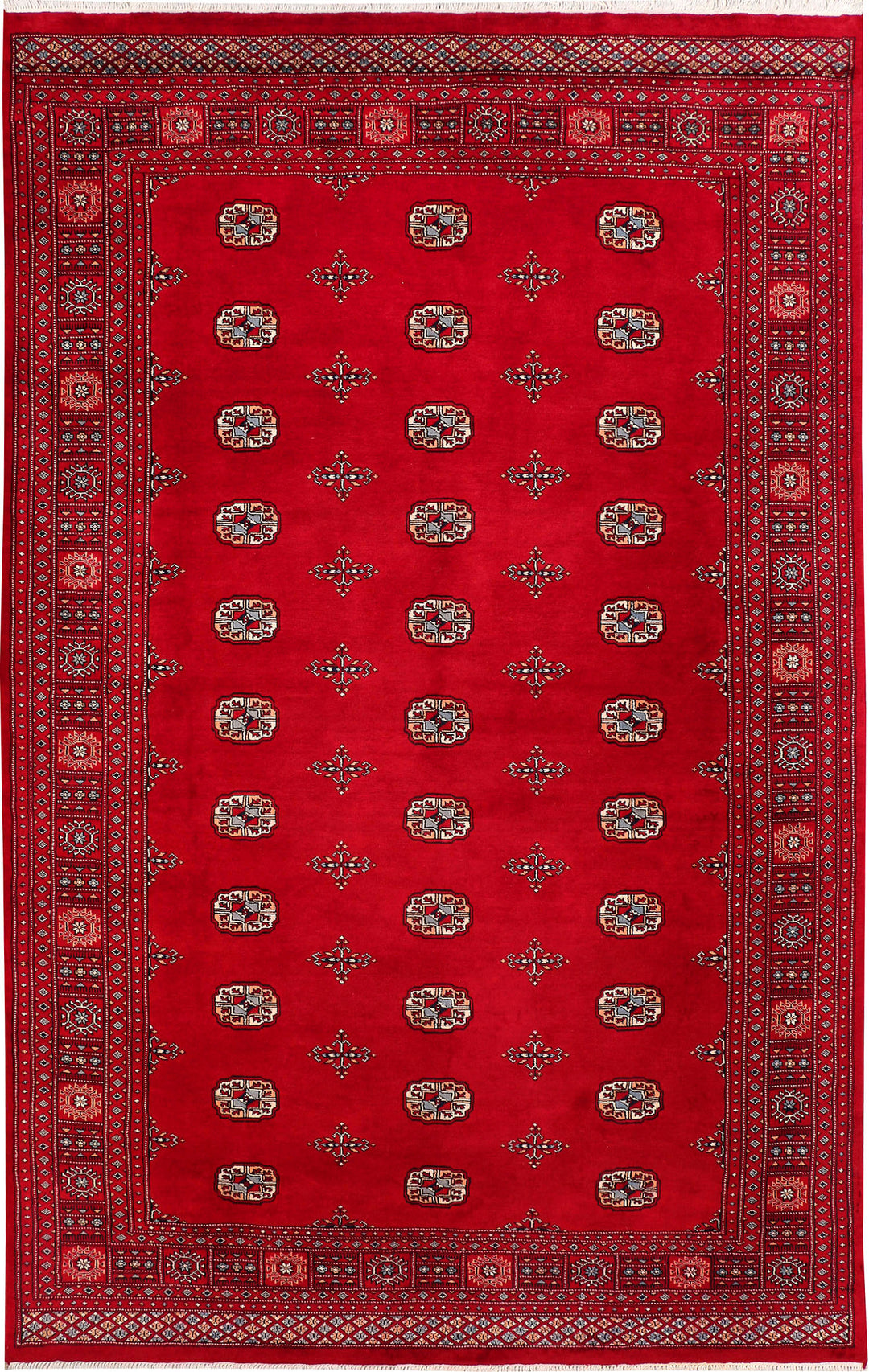 Dark Red Bokhara 6' 8 x 10' 7 - No. 46135 - ALRUG Rug Store