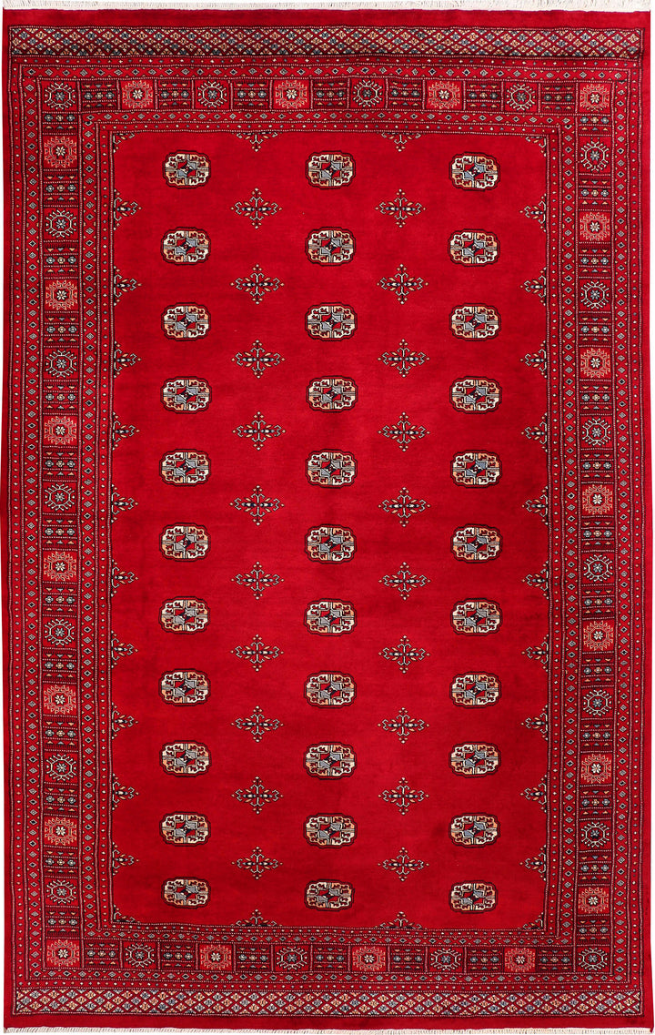 Dark Red Bokhara 6' 8 x 10' 7 - No. 46135 - ALRUG Rug Store