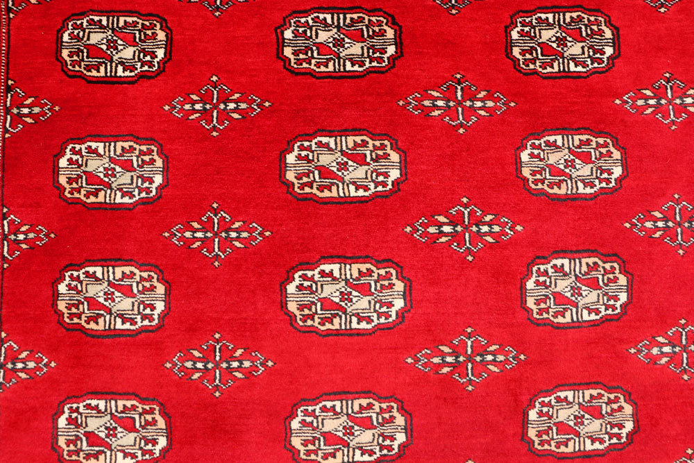 Dark Red Bokhara 6' 6 x 10' 2 - No. 46138 - ALRUG Rug Store