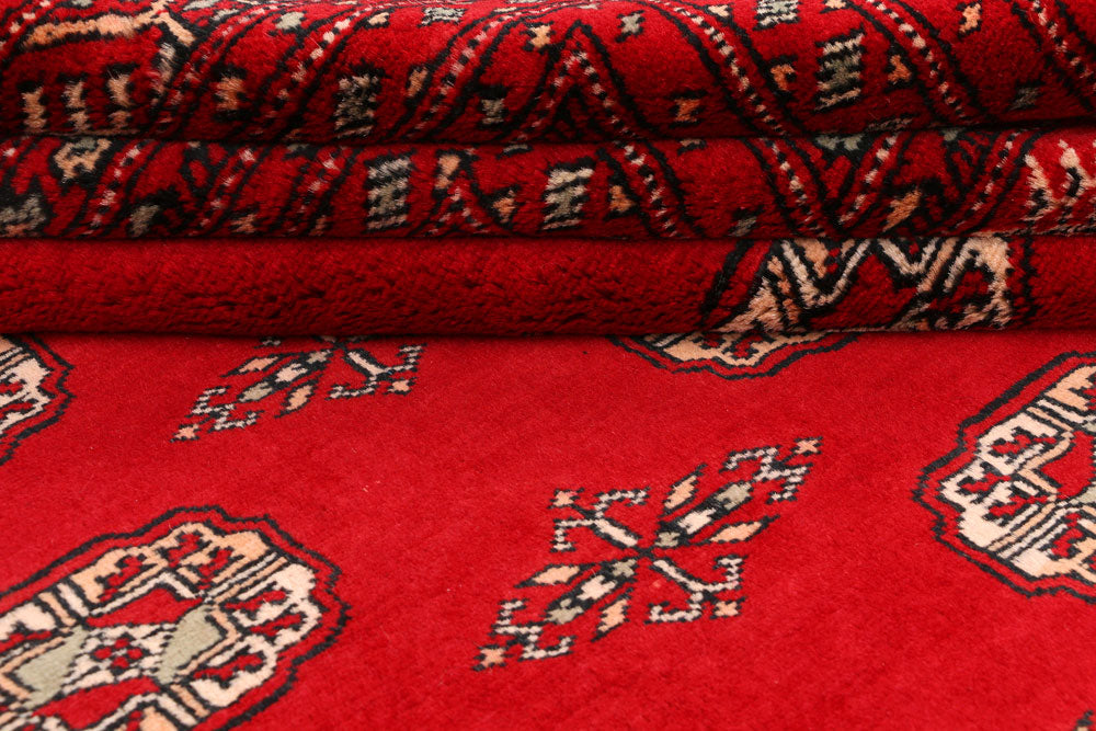 Dark Red Bokhara 6' 6 x 10' 2 - No. 46138 - ALRUG Rug Store