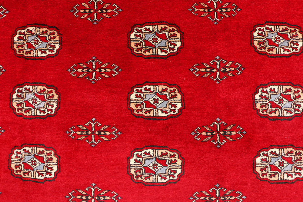 Dark Red Bokhara 6' 7 x 10' 4 - No. 46140 - ALRUG Rug Store