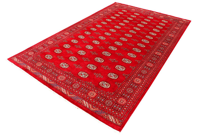 Dark Red Bokhara 6' 7 x 10' 4 - No. 46140 - ALRUG Rug Store
