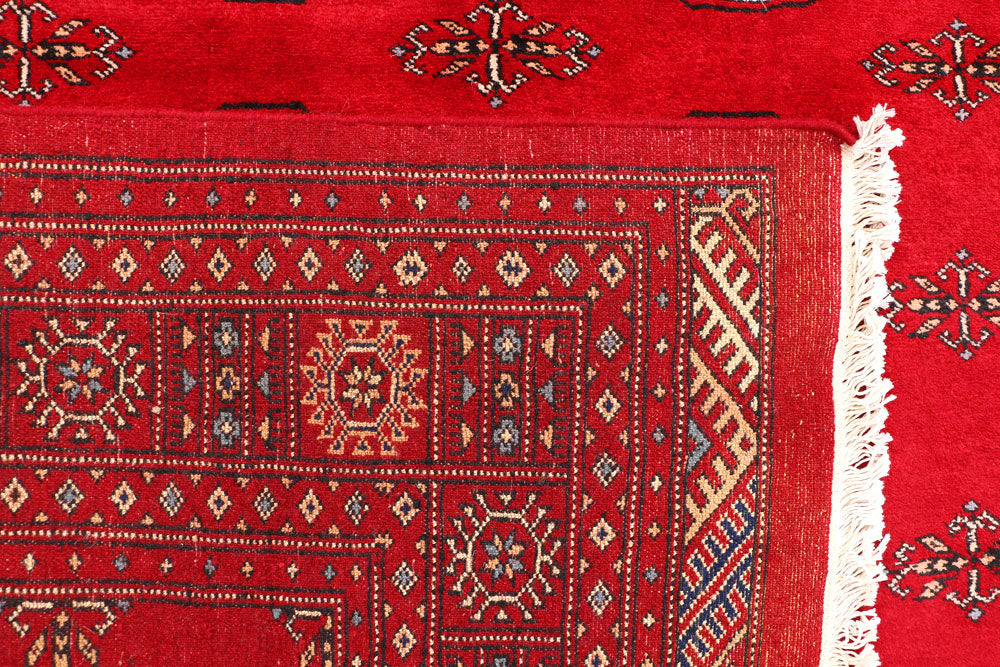 Dark Red Bokhara 6' 7 x 10' 4 - No. 46140 - ALRUG Rug Store