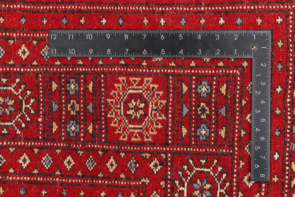 Dark Red Bokhara 6' 7 x 10' 4 - No. 46140 - ALRUG Rug Store