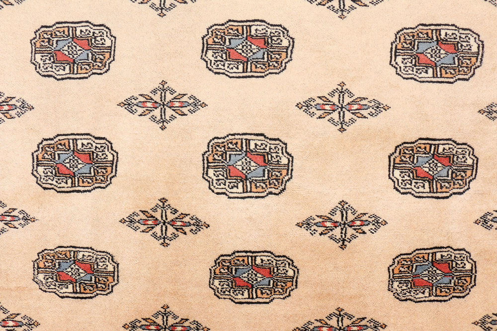 Tan Bokhara 6' 6 x 9' 10 - No. 46146 - ALRUG Rug Store