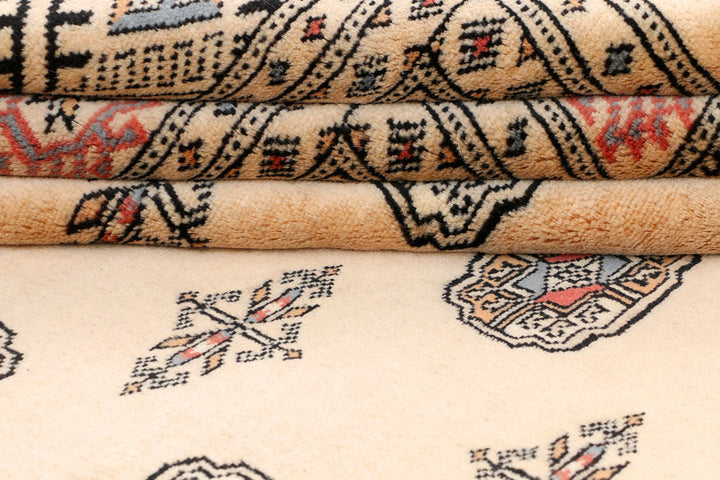 Tan Bokhara 6' 6 x 9' 10 - No. 46146 - ALRUG Rug Store