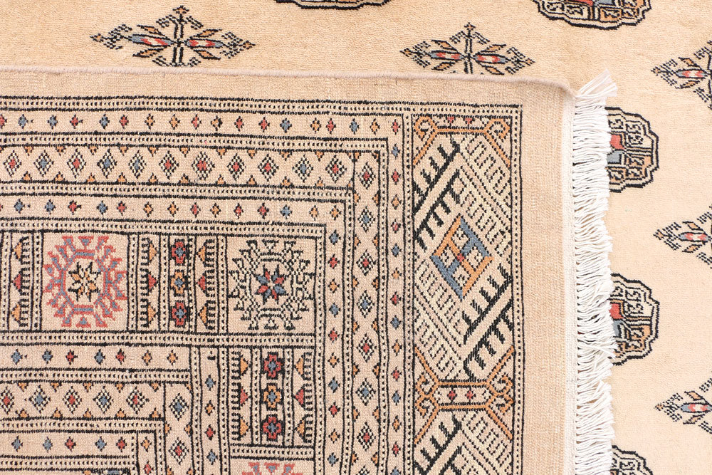 Tan Bokhara 6' 6 x 9' 10 - No. 46146 - ALRUG Rug Store