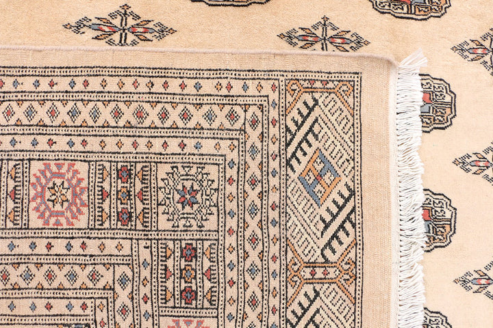 Tan Bokhara 6' 6 x 9' 10 - No. 46146 - ALRUG Rug Store