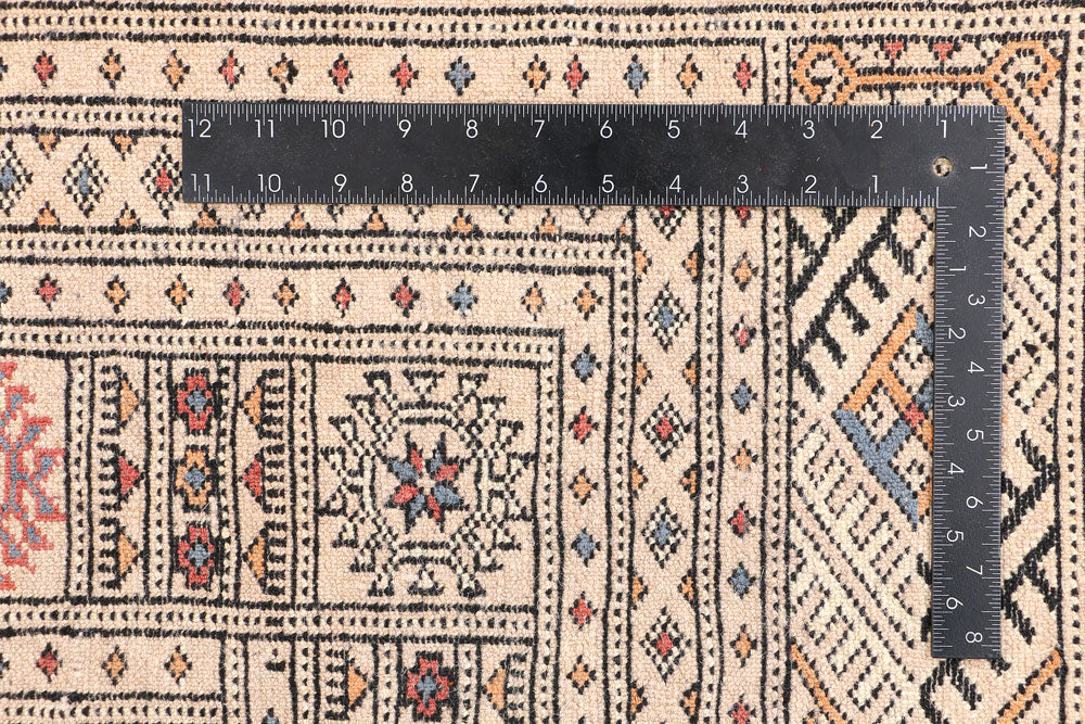 Tan Bokhara 6' 6 x 9' 10 - No. 46146 - ALRUG Rug Store