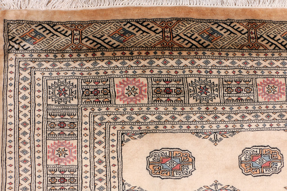 Tan Bokhara 6' 8 x 10' 6 - No. 46152 - ALRUG Rug Store