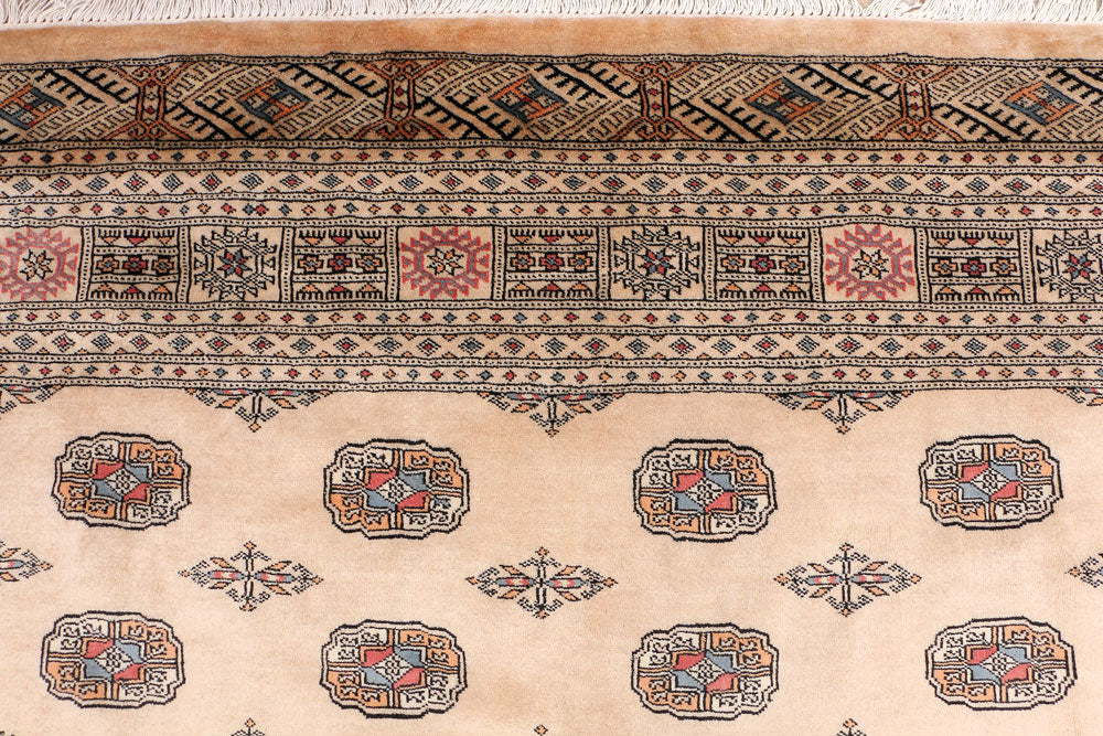 Tan Bokhara 6' 8 x 10' 6 - No. 46152 - ALRUG Rug Store