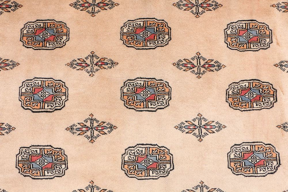 Tan Bokhara 6' 8 x 10' 6 - No. 46152 - ALRUG Rug Store