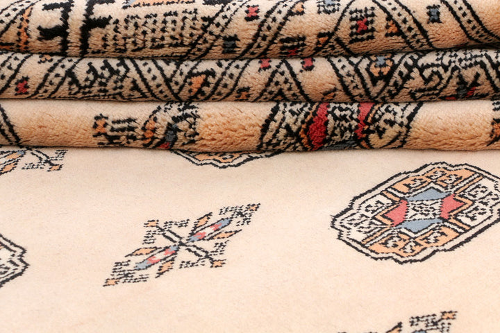 Tan Bokhara 6' 8 x 10' 6 - No. 46152 - ALRUG Rug Store