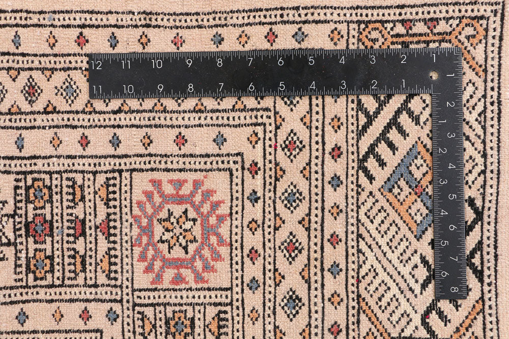 Tan Bokhara 6' 8 x 10' 6 - No. 46152 - ALRUG Rug Store