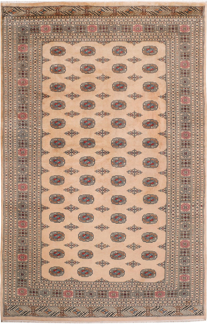 Tan Bokhara 6' 8 x 10' 6 - No. 46152 - ALRUG Rug Store