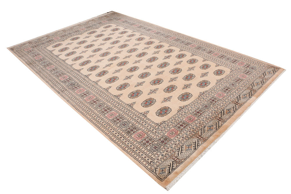 Tan Bokhara 6' 6 x 10' - No. 46156 - ALRUG Rug Store