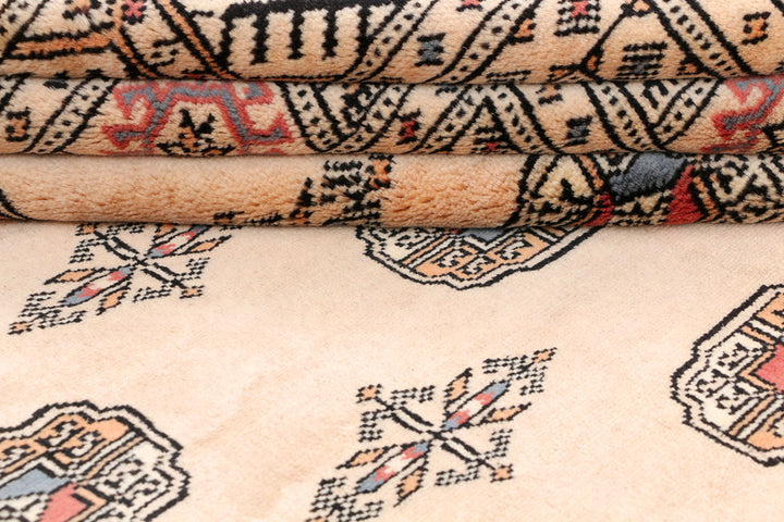 Tan Bokhara 6' 6 x 10' - No. 46156 - ALRUG Rug Store