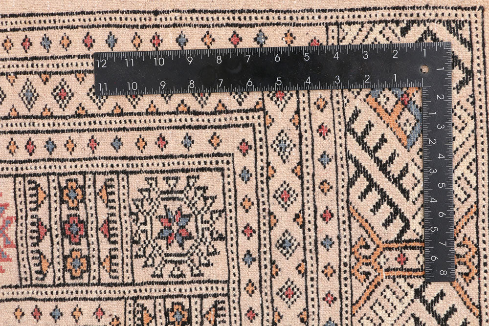 Tan Bokhara 6' 6 x 10' - No. 46156 - ALRUG Rug Store