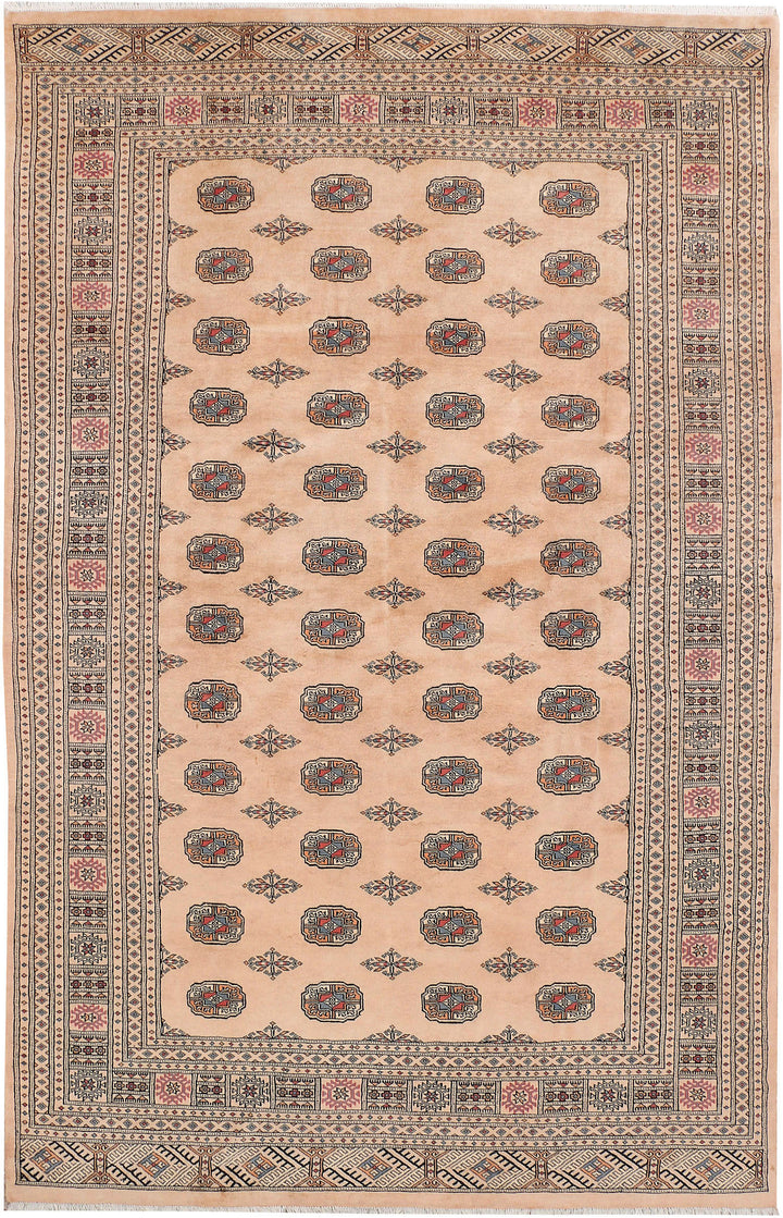 Tan Bokhara 6' 6 x 10' - No. 46156 - ALRUG Rug Store