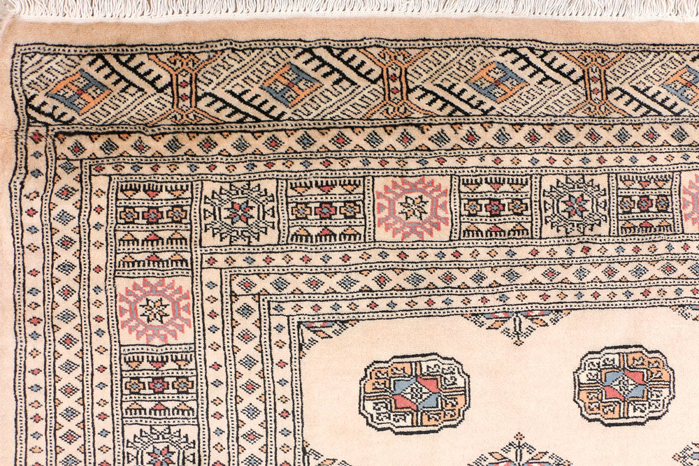 Tan Bokhara 6' 6 x 10' 5 - No. 46158 - ALRUG Rug Store
