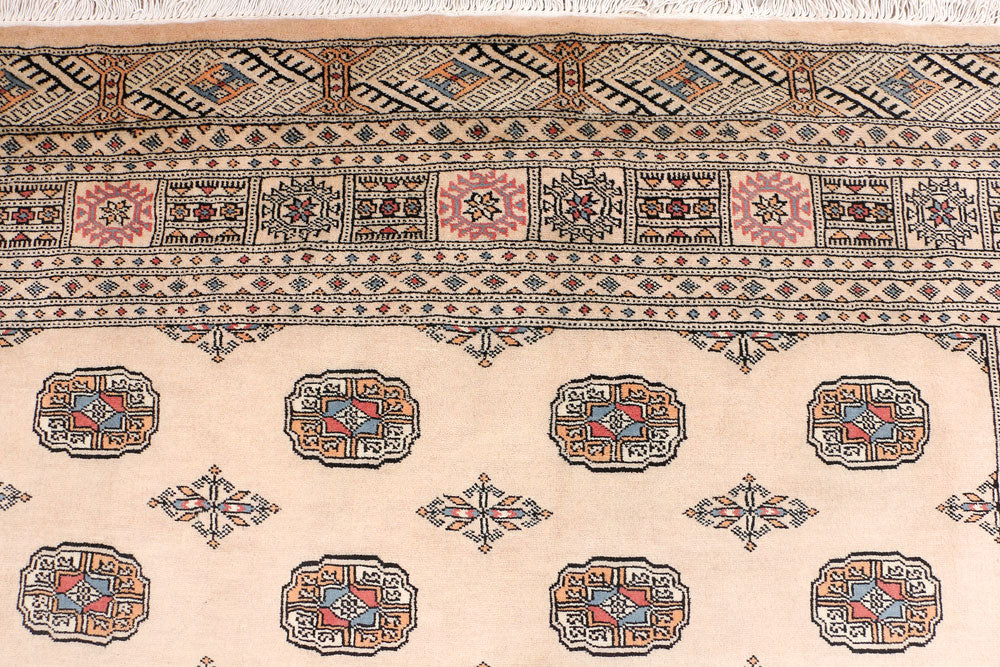 Tan Bokhara 6' 6 x 10' 5 - No. 46158 - ALRUG Rug Store