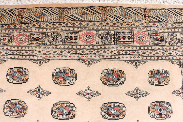 Tan Bokhara 6' 6 x 10' 5 - No. 46158 - ALRUG Rug Store