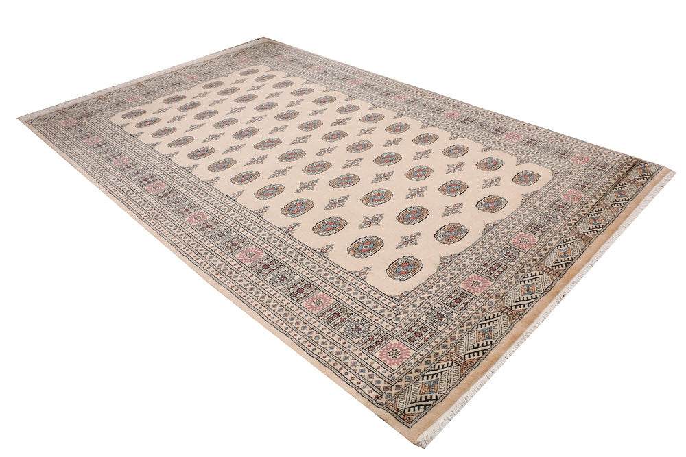 Tan Bokhara 6' 6 x 10' 5 - No. 46158 - ALRUG Rug Store