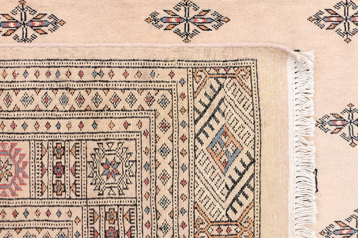 Tan Bokhara 6' 6 x 10' 5 - No. 46158 - ALRUG Rug Store