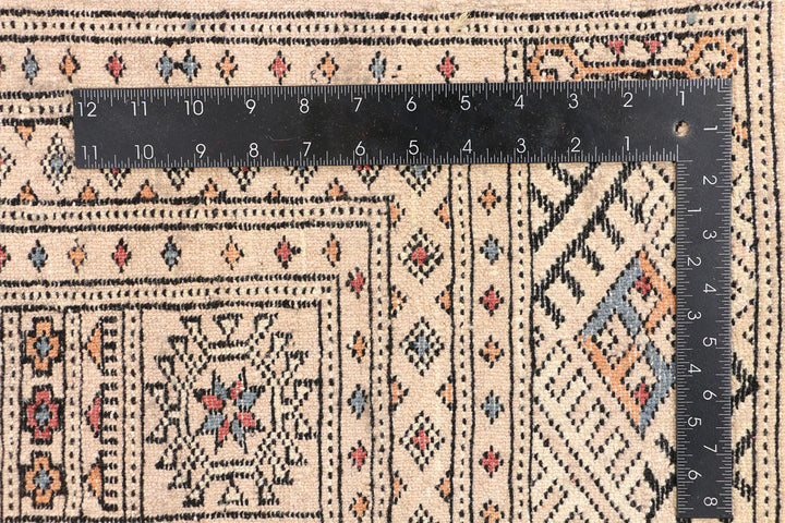 Tan Bokhara 6' 6 x 10' 5 - No. 46158 - ALRUG Rug Store