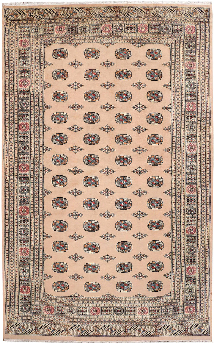 Tan Bokhara 6' 6 x 10' 5 - No. 46158 - ALRUG Rug Store