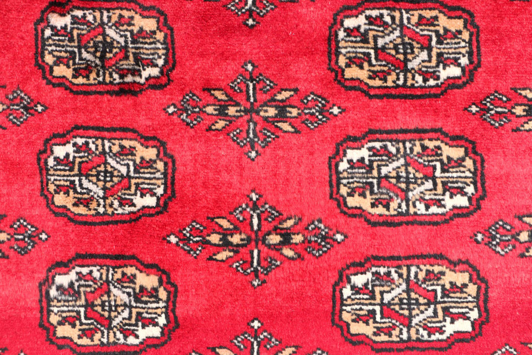 Dark Red Bokhara 3' 1 x 5' 1 - No. 46185